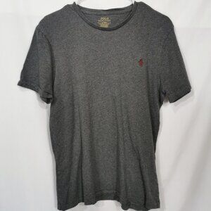Polo by Ralph Lauren Short Sleeve Crew Neck Tee in Dark Grey - Sz M
